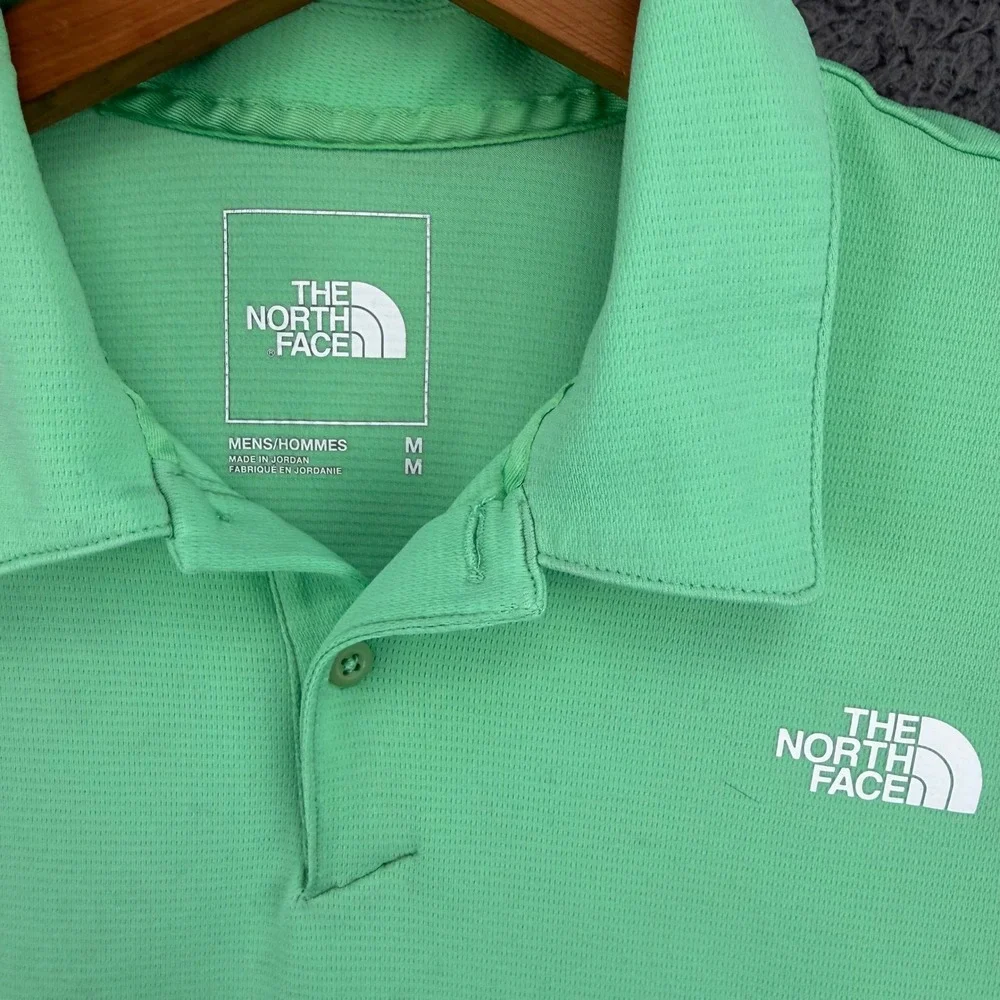 The North Face‎ Mens Medium Green Short Sleeve Performance Polo Shirt NF0A3Y9S